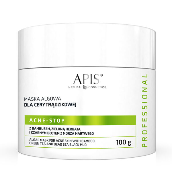 Maska algowa do cery trądzikowej, tłustej i mieszanej ACNE-STOP Home 100 g – Apis Professional