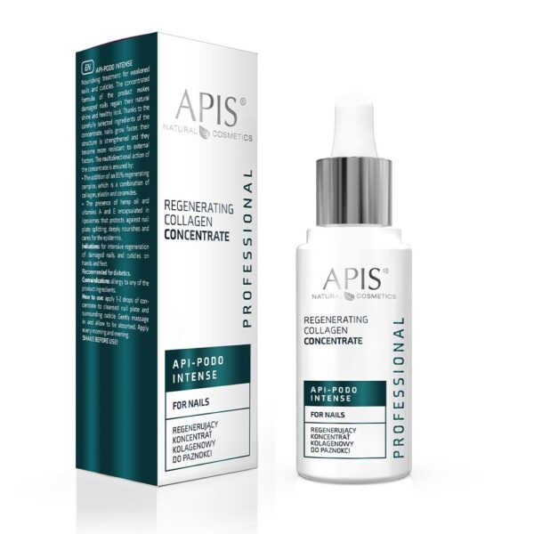Regenerujący koncentrat kolagenowy do paznokci API-PODO INTENSE 30 ml – Apis Professional