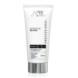 Detoksykująca maska żelowa z węglem z bambusa i jonizowanym srebrem DETOX 200 ml Apis Professional