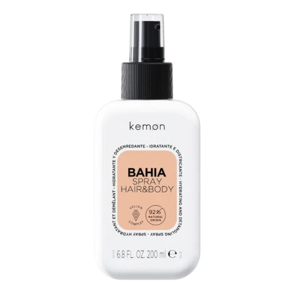 Spray do włosów i ciała po opalaniu Kemon Bahia Hair & Body 200 ml, odświeżający i nawilżający