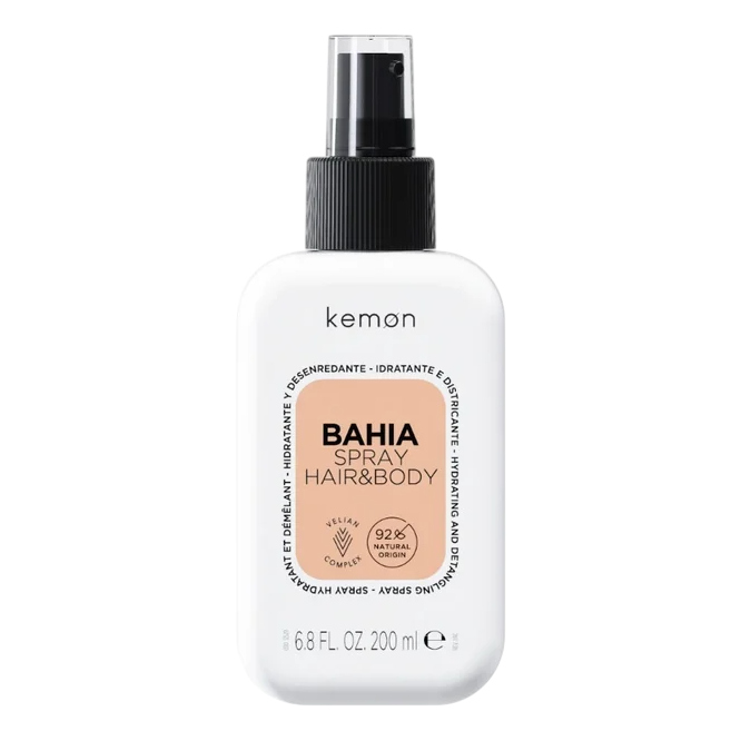 Spray do włosów i ciała po opalaniu Kemon Bahia Hair & Body 200 ml, odświeżający i nawilżający