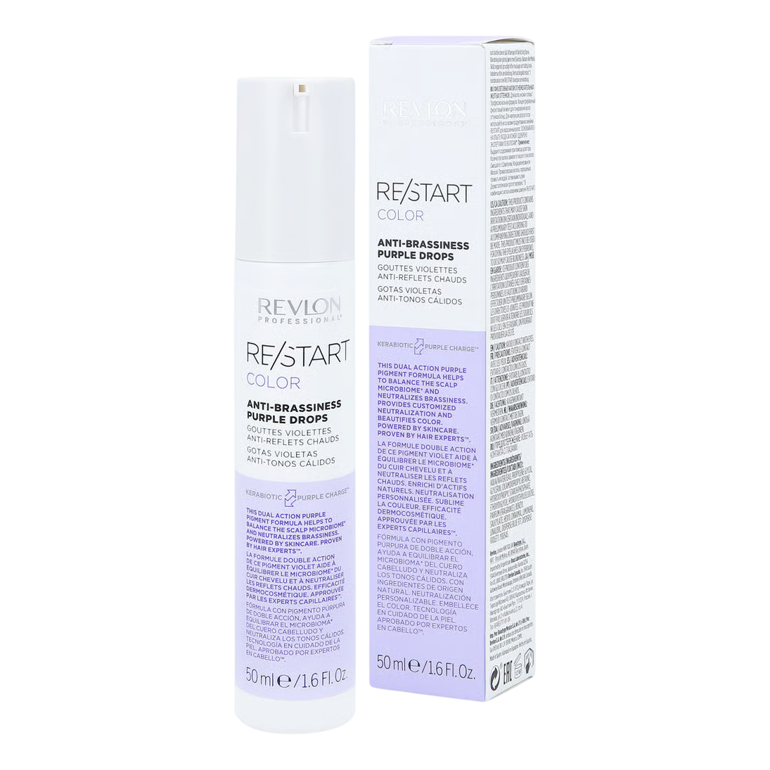 Revlon RE/START Color Anti-Brassiness Purple Drops – krople neutralizujące ciepłe tony