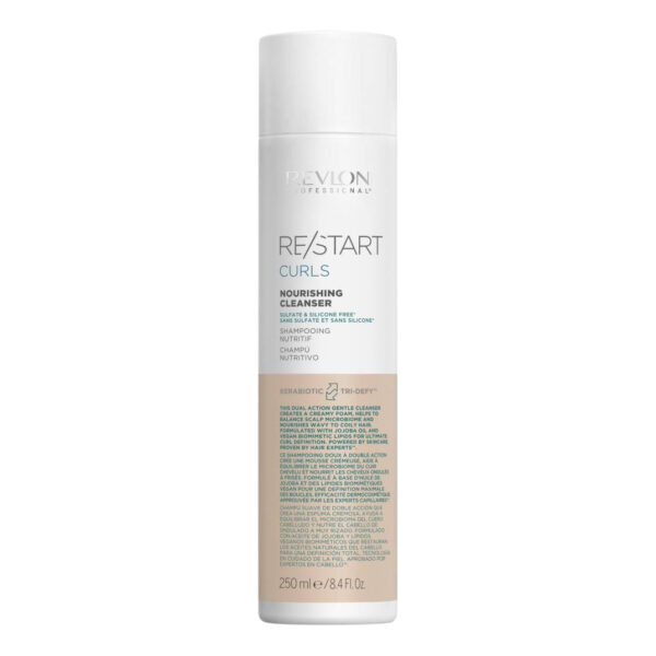 Revlon-RESTART-Curls-Nourishing-Cleanser-Szampon-odżywczy-250-ml Szampon odżywczy Revlon RE/START Curls, butelka 250 ml