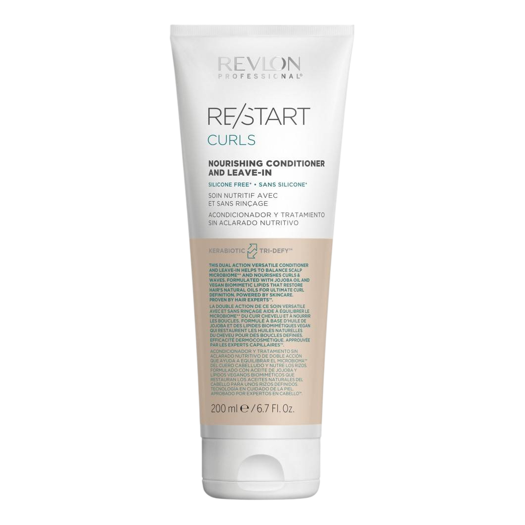 Odżywka bez spłukiwania do włosów kręconych Revlon RESTART Curls Nourishing Conditioner Leave-In 200 ml