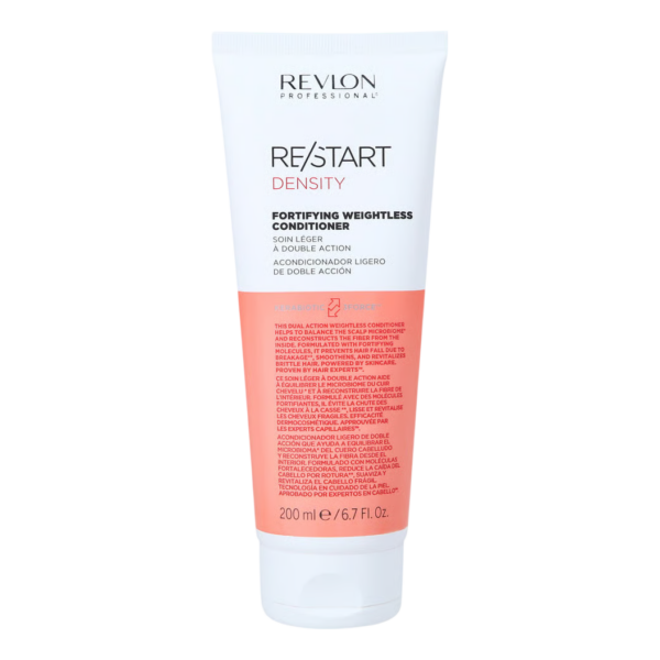 Revlon-RESTART-Density-Fortifying-Weightless-Conditioner-Odżywka-wzmacniająca-200-ml Revlon RE/START Density odżywka wzmacniająca 200 ml – tubka