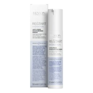 Butelka z kroplami nawilżającymi i przeciw łamaniu się włosów Revlon Re/Start, 50 ml